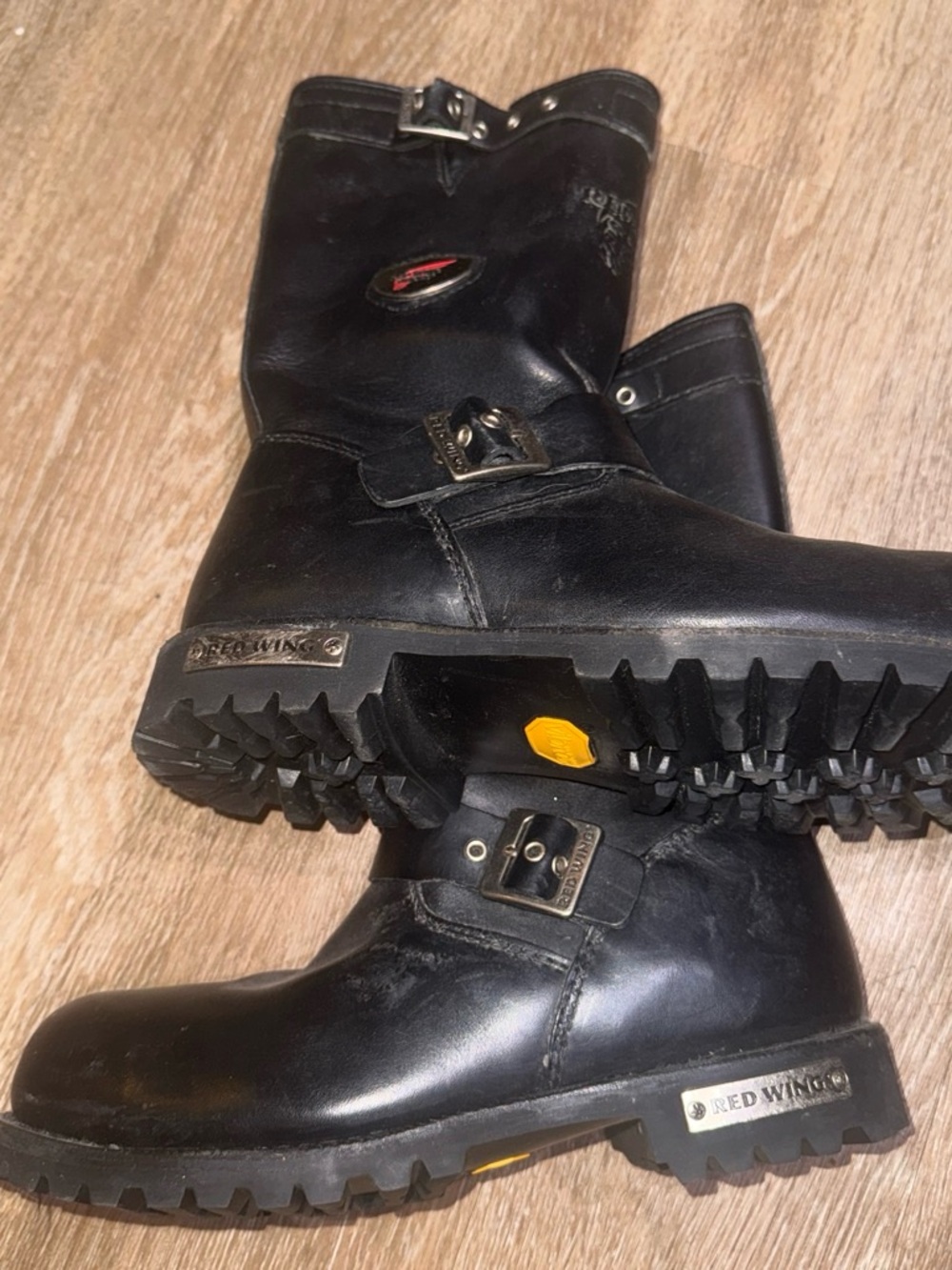 10.5 Men’s Red Wing 988 Biker Engineer boots near new, worn twice